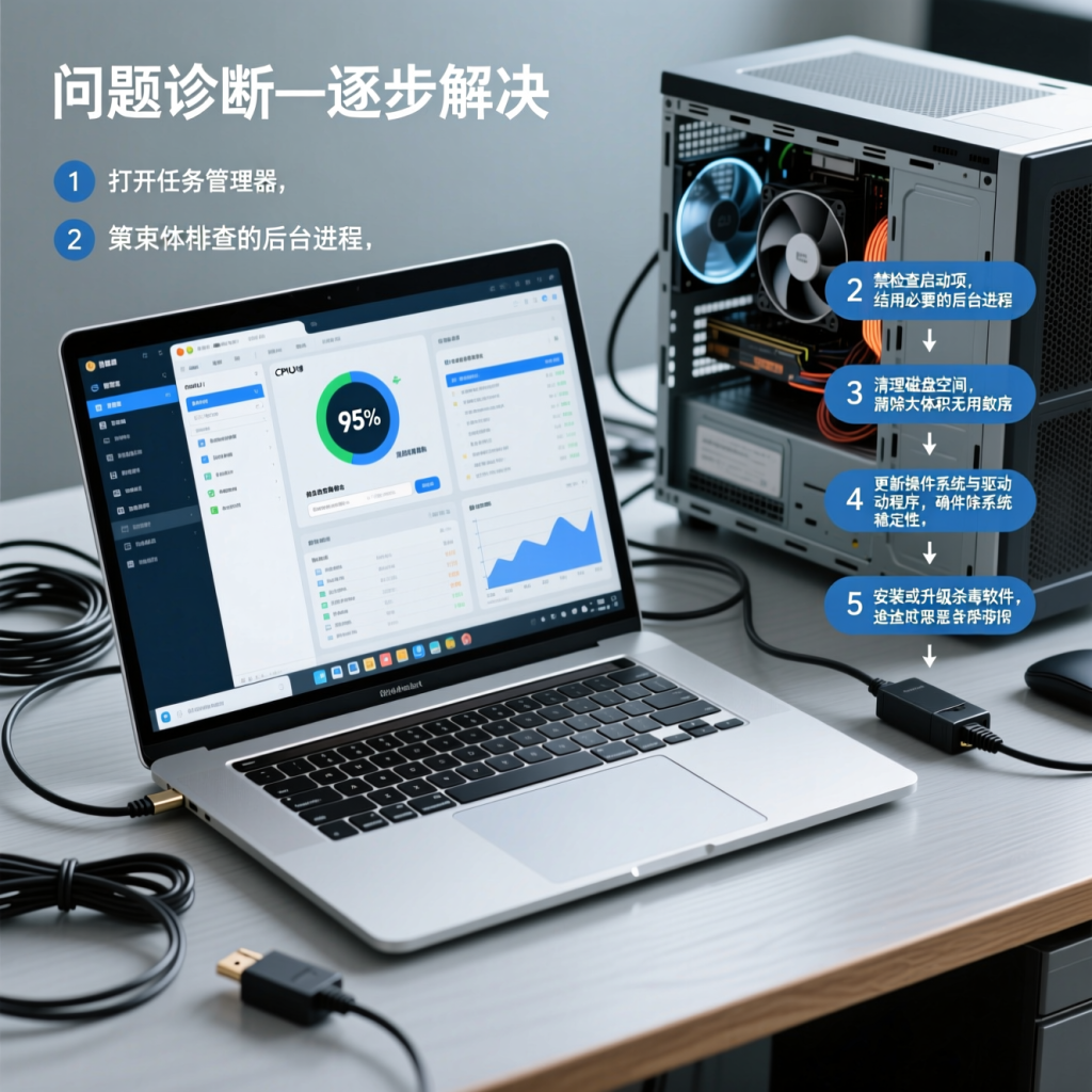 电脑卡顿怎么办？