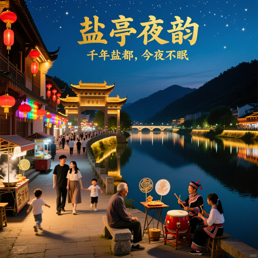 盐亭晚上哪里好玩？